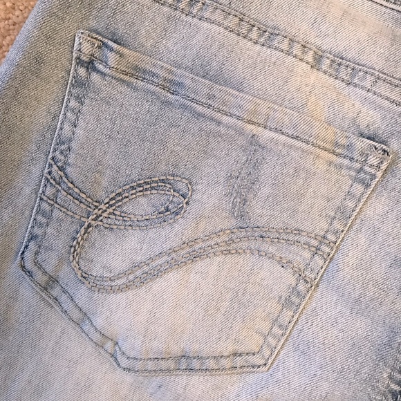 Earl Distressed Skinny Jeans Womens Size 8 Ankle Length Super Stretch Denim Blue - Picture 13 of 16